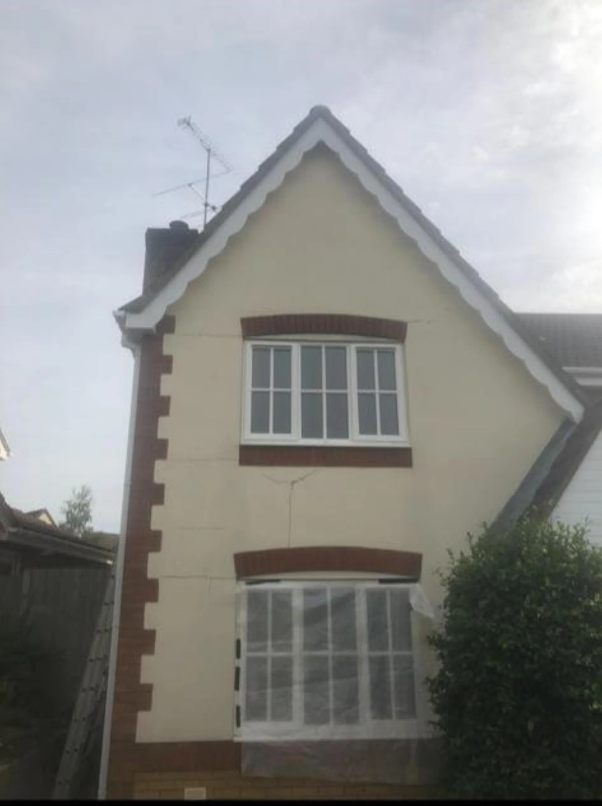 Exterior house before repaint